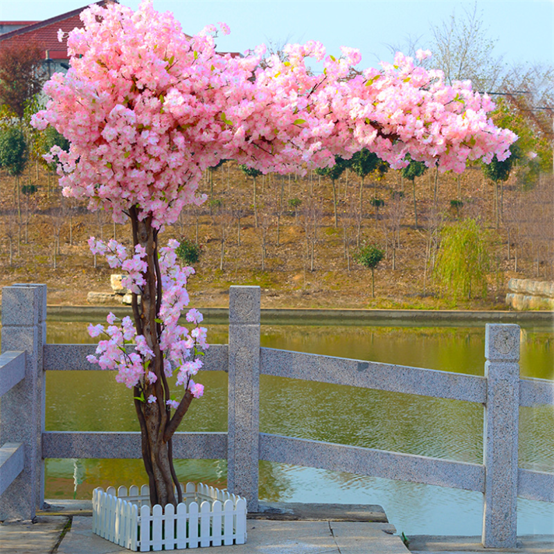 Artificial Cherry Blossom Tree Small Flowers Wedding Tree | artifical ...