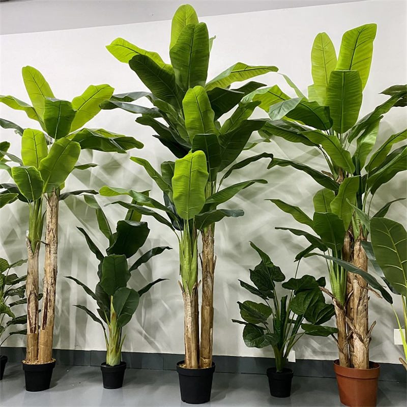 Outdoor indoor potted 260cm artificial banana tree artifical plants