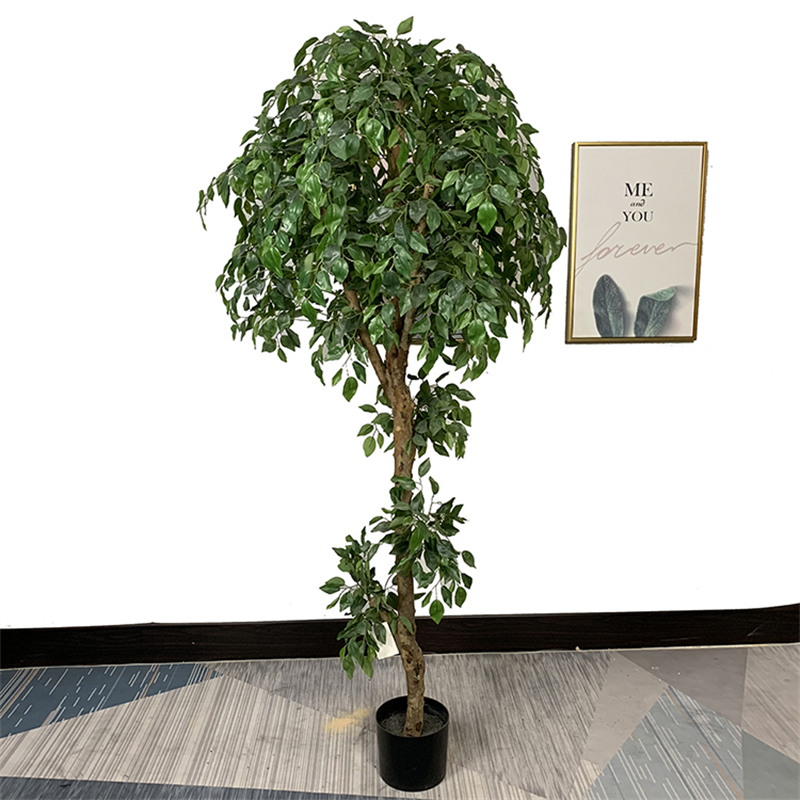 Green Banyan Plants Artificial Bonsai Ficus Tree | artifical plants ...